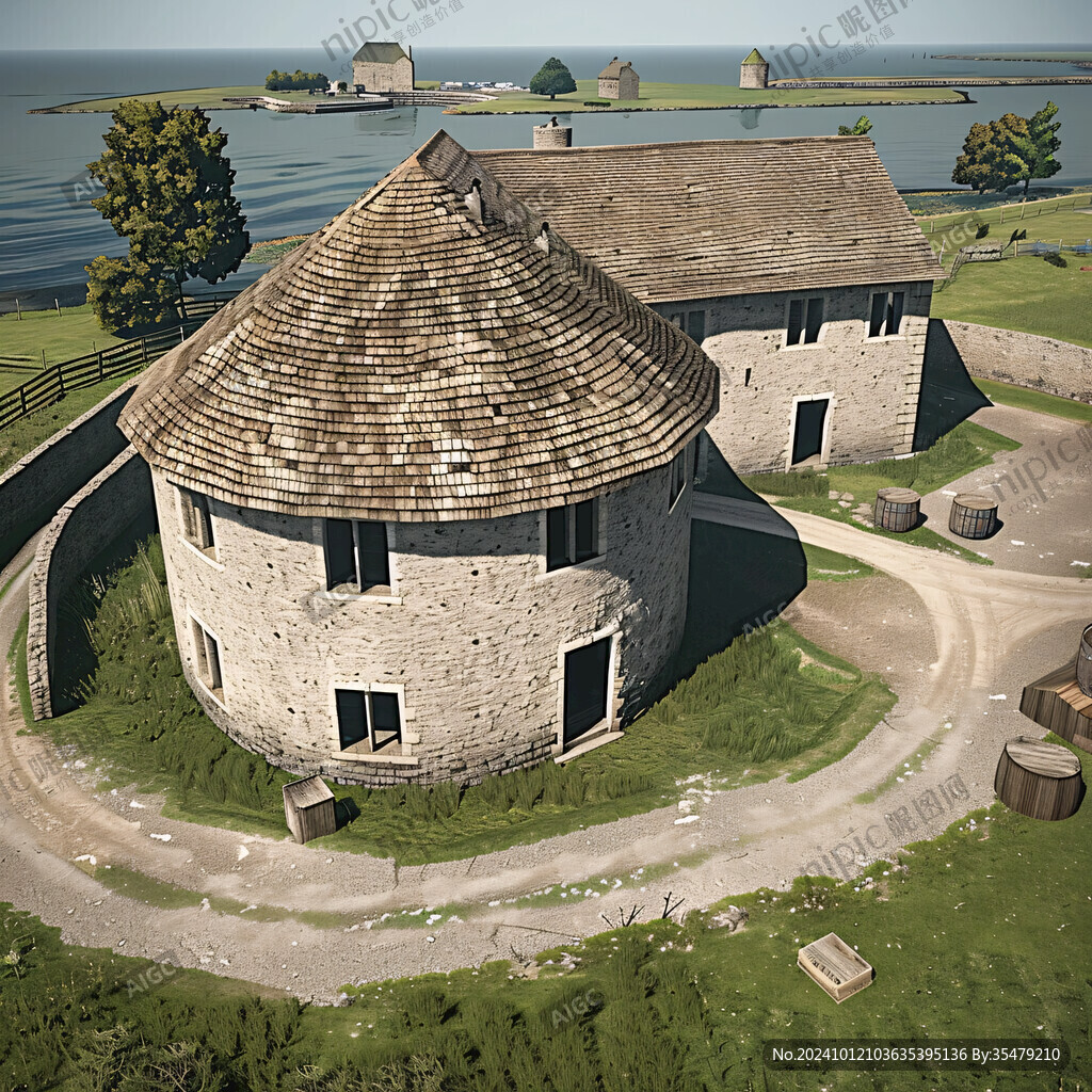 屯兵城堡古代城堡