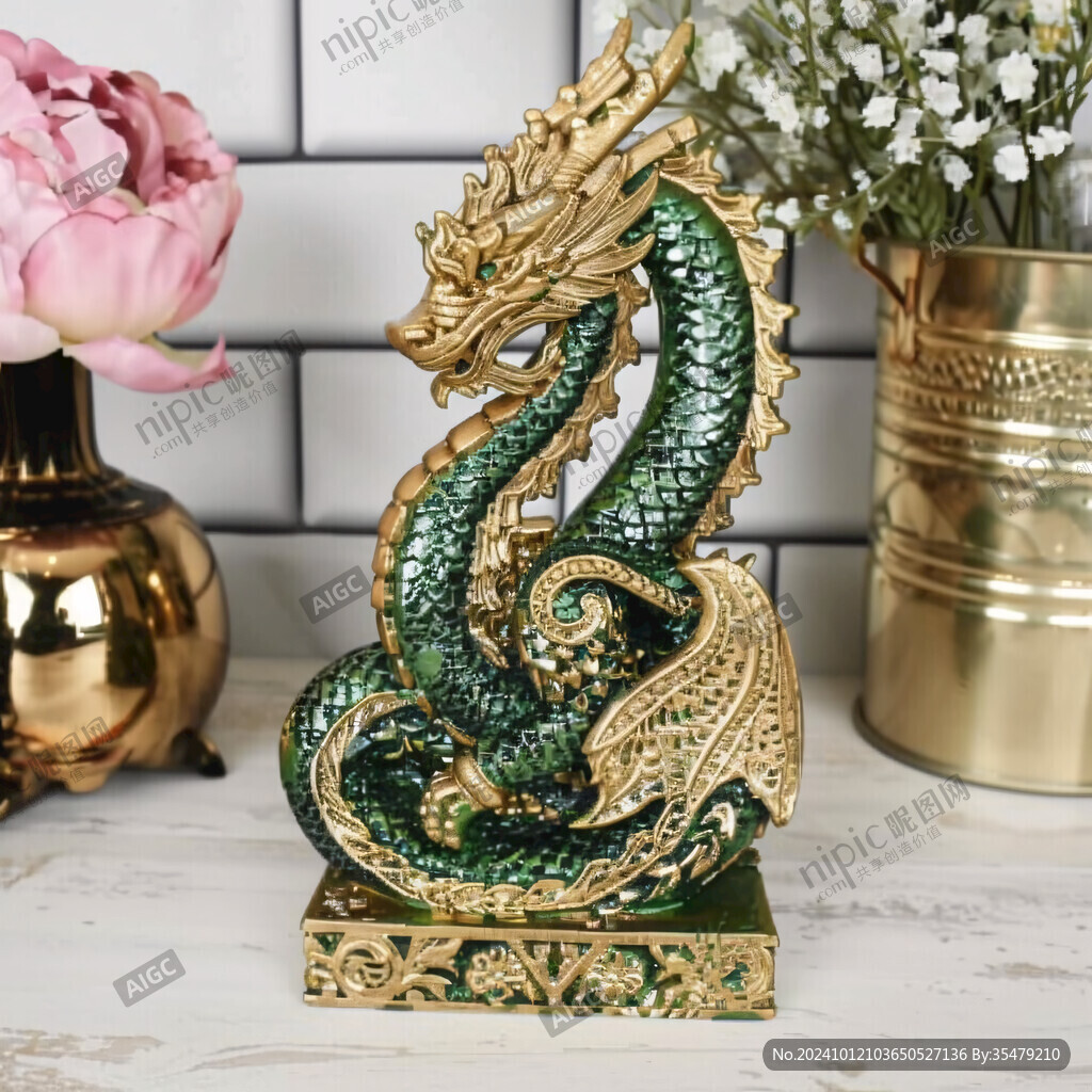 黄金龙摆件