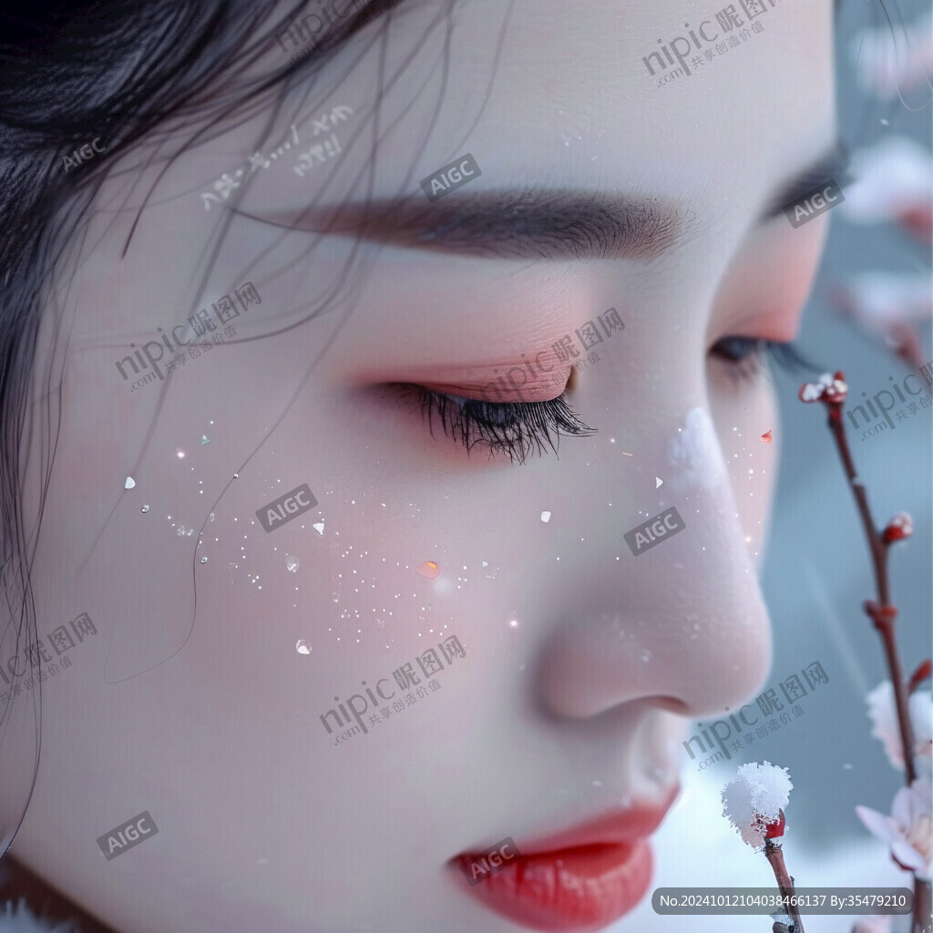 美妆少女美妆造型