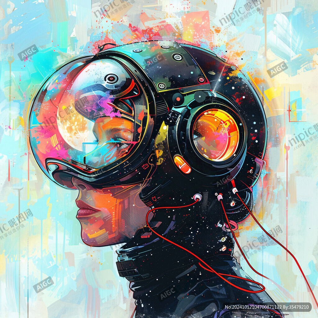 赛博朋克装饰画