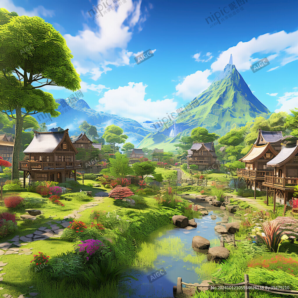 写实风游戏景观设计