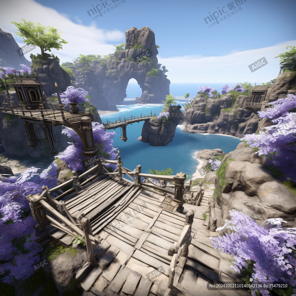 写实风游戏景观设计