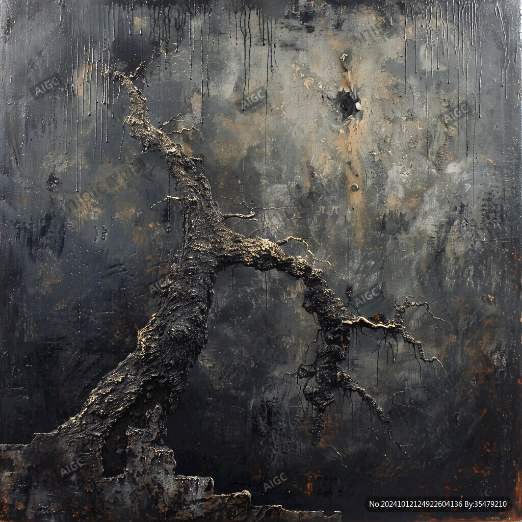 铁锈抽象画