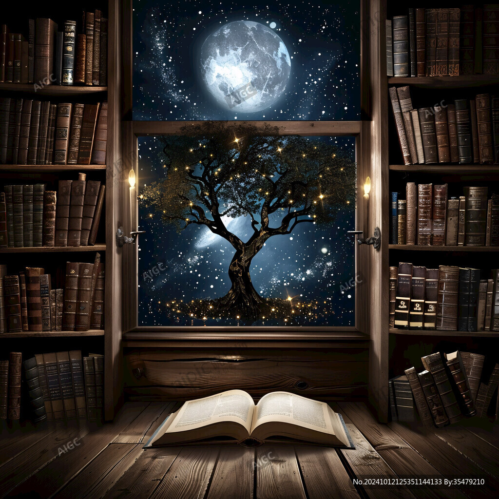 梦幻夜晚立体画