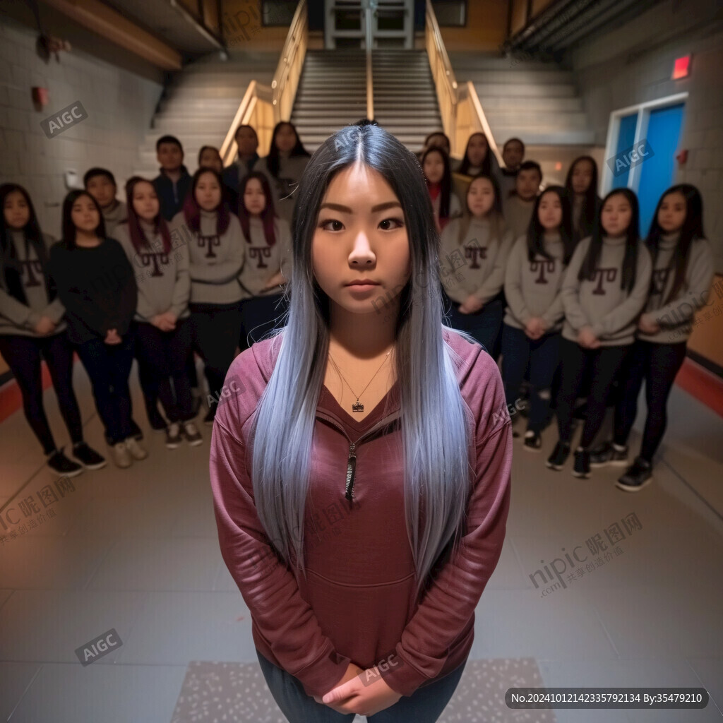 站在学生工作室射击