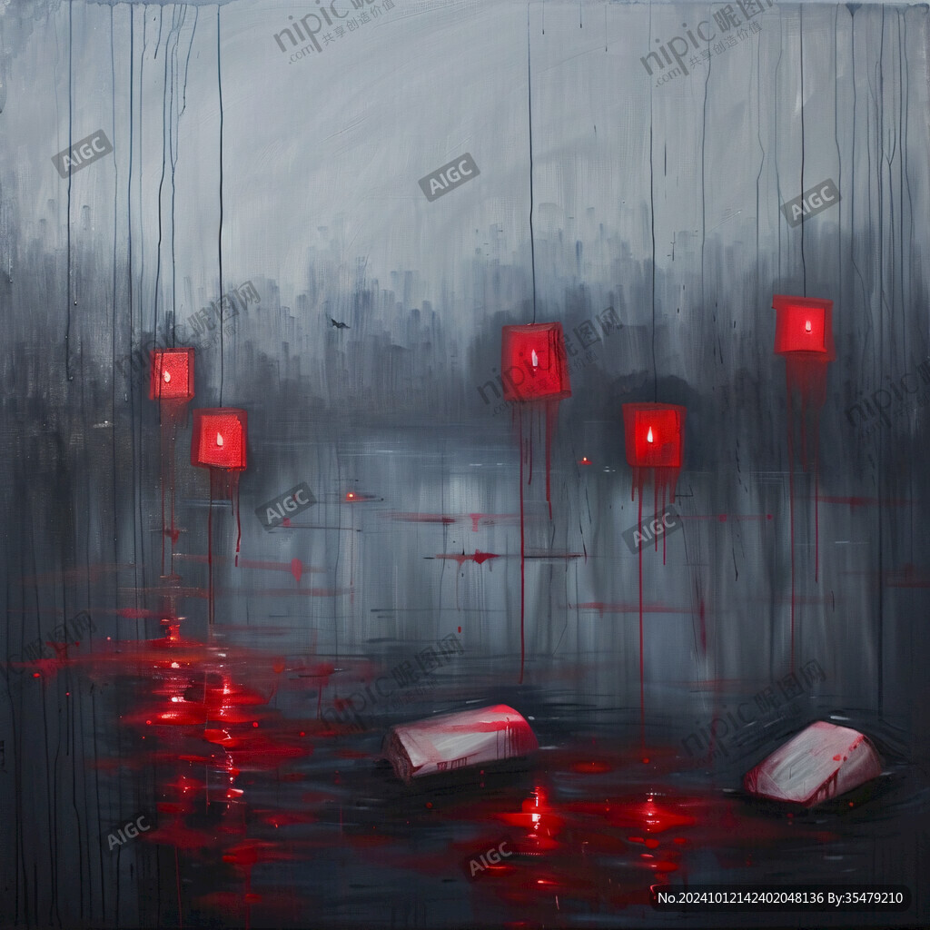 赛博朋克装饰画