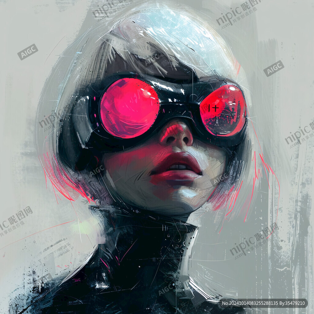 赛博朋克装饰画