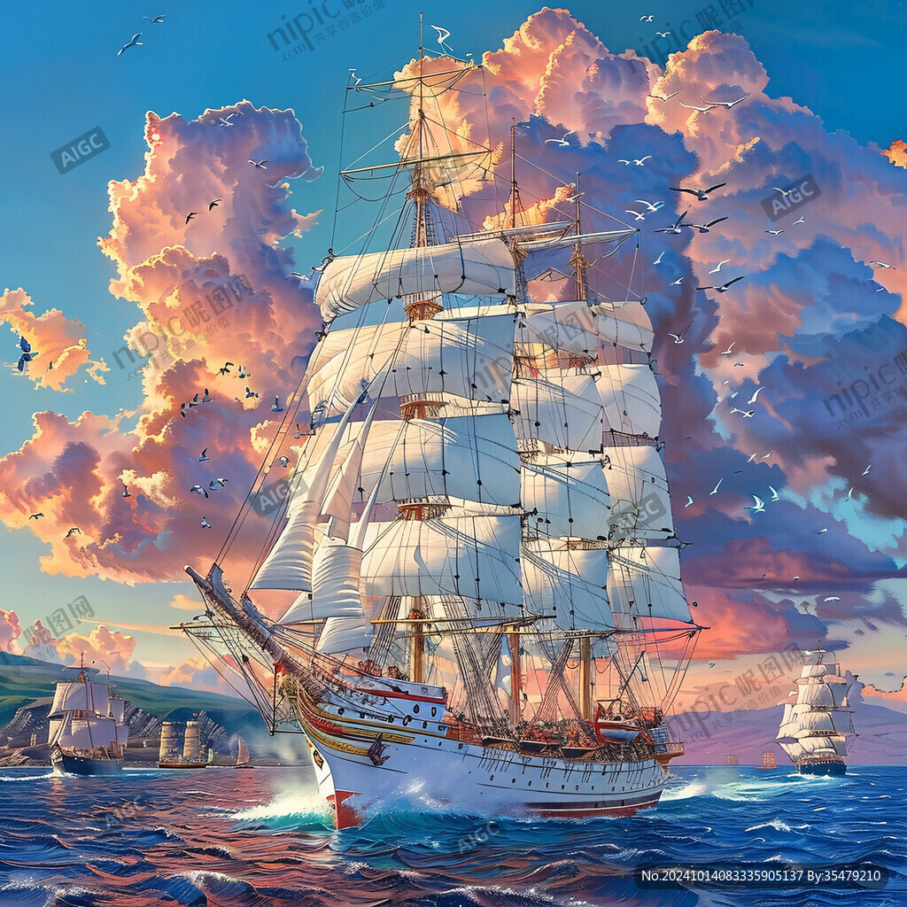 扬帆启航高清画