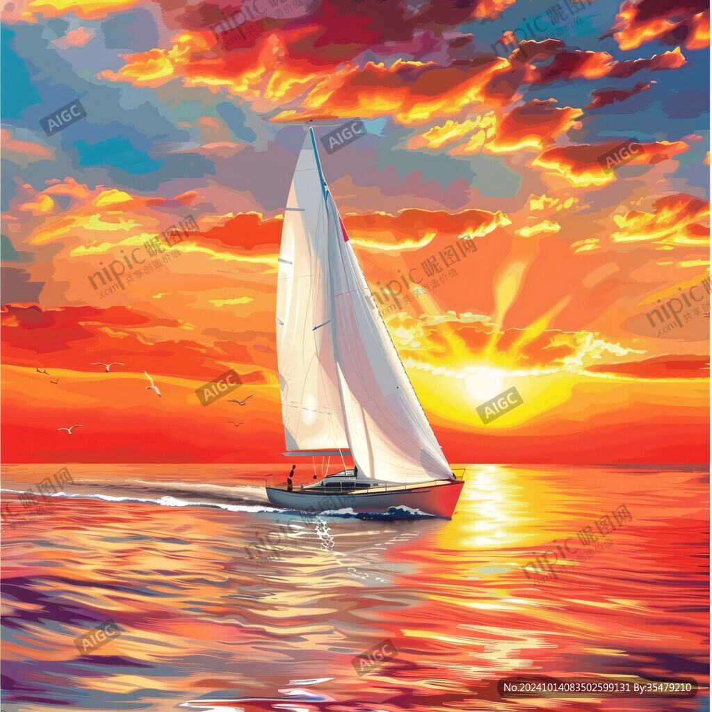 扬帆启航高清画