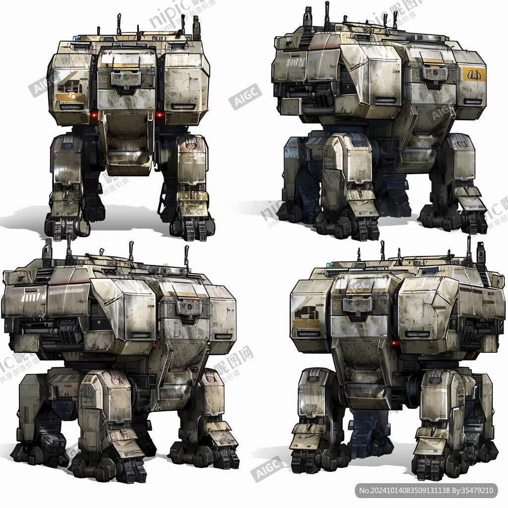 机甲风卡通人物