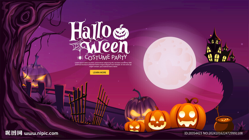  万圣节海报 