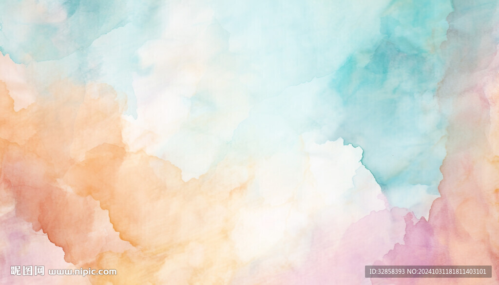 多彩水彩背景