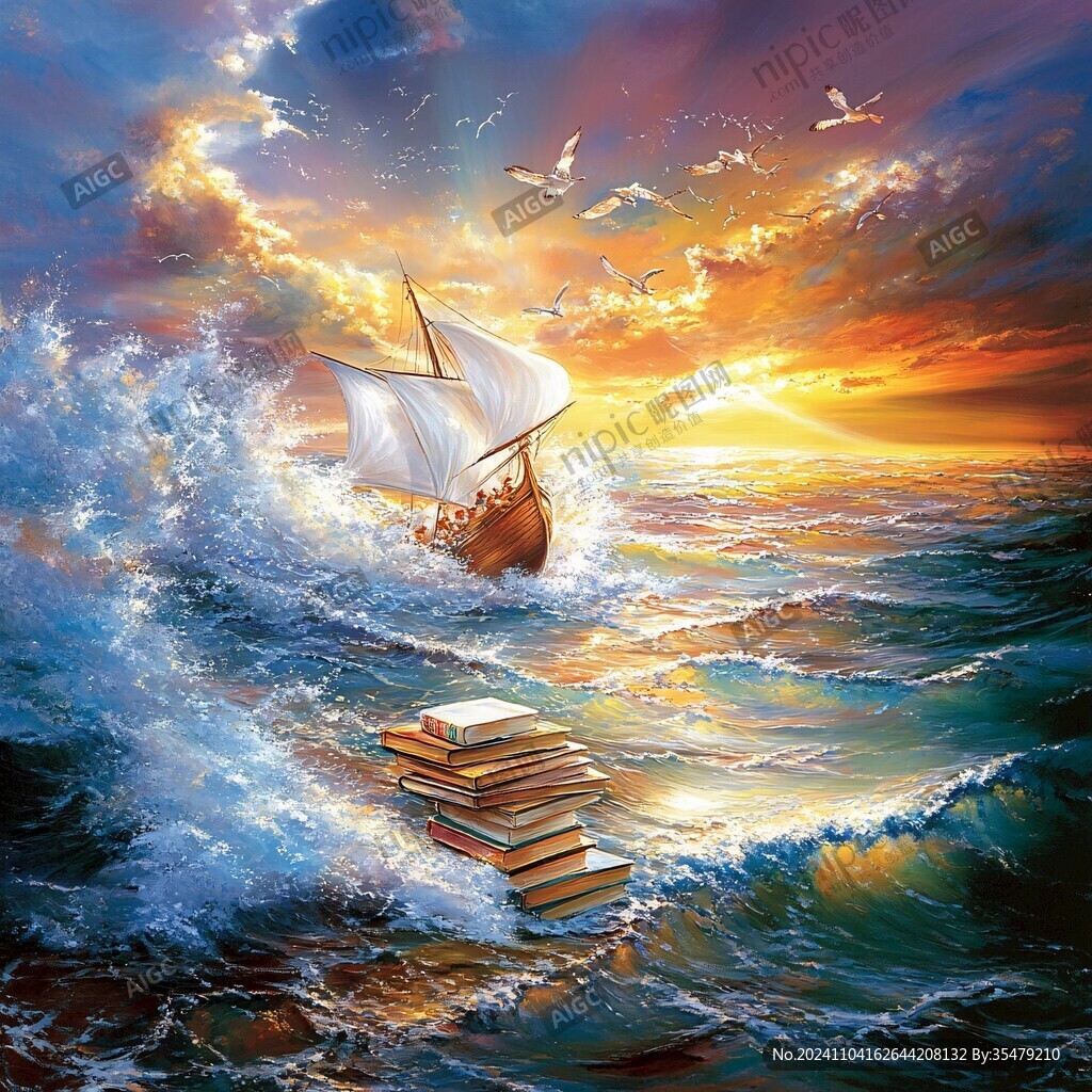 扬帆启航高清画