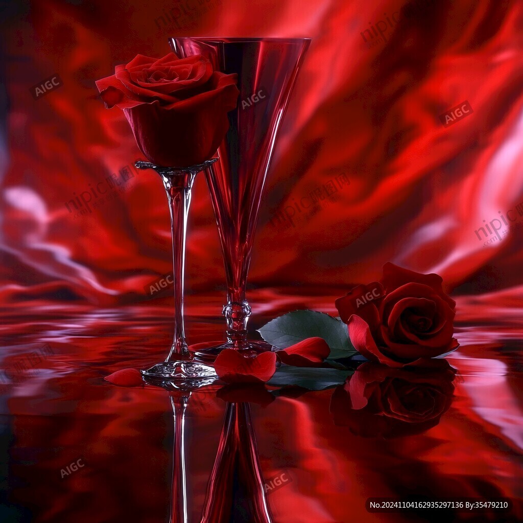 情人节酒水图片