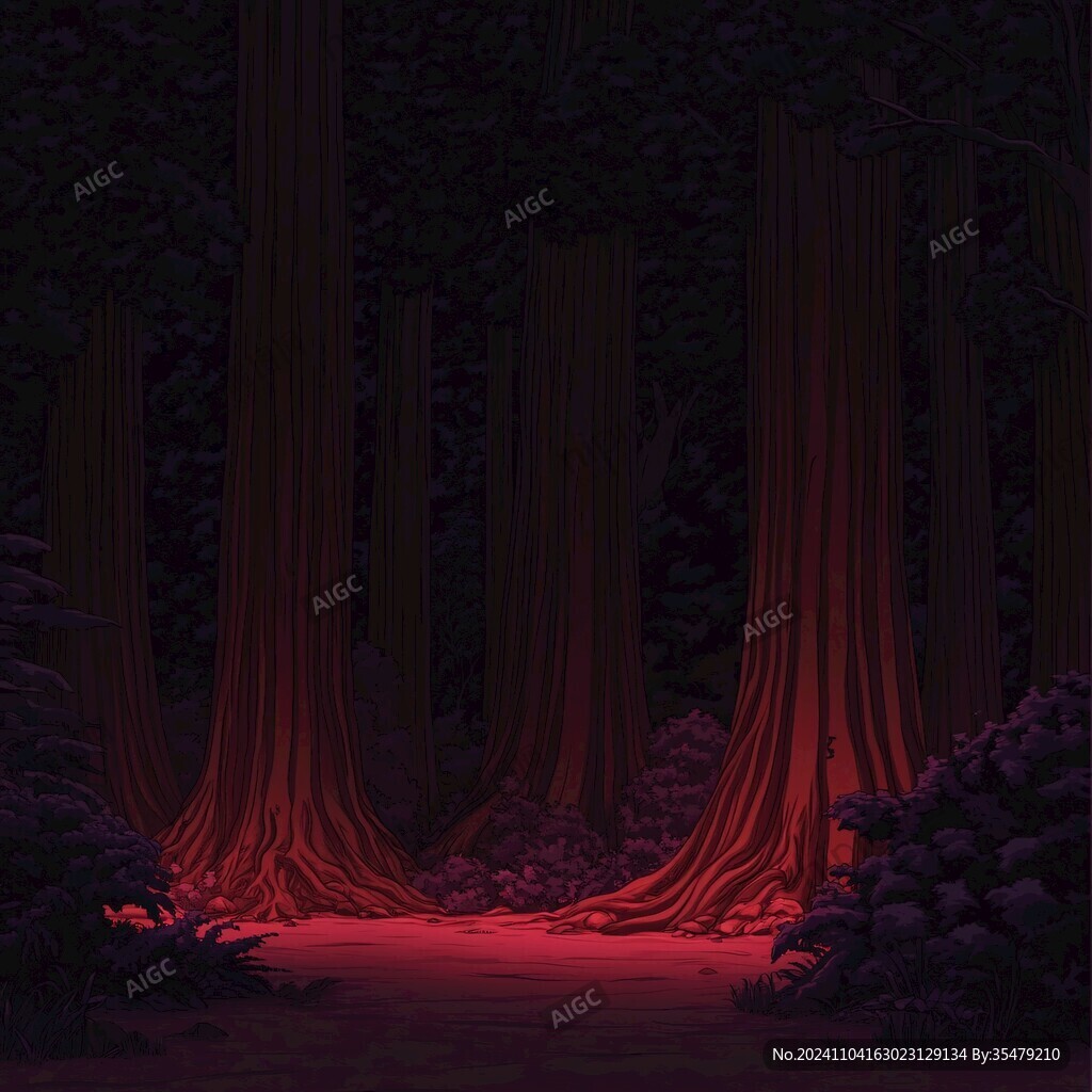 创意森林系背景