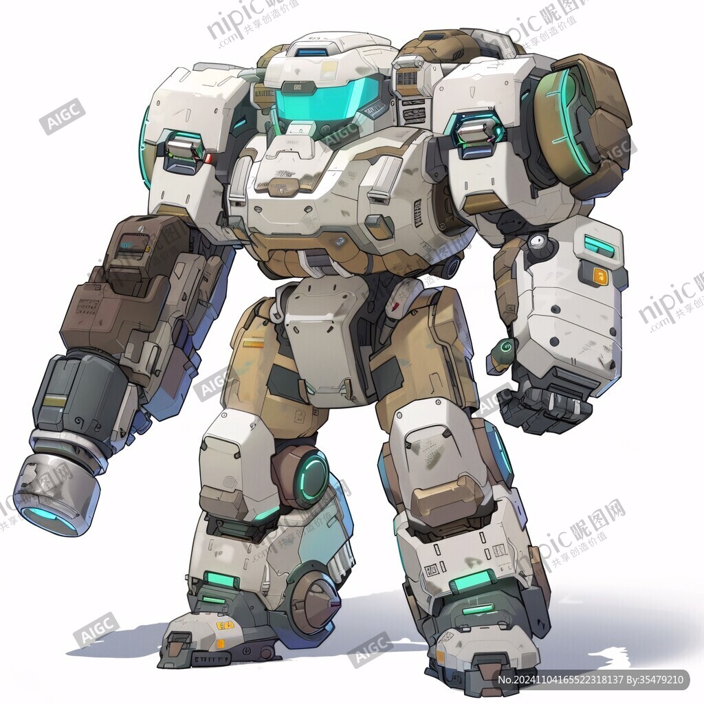 机甲风卡通人物