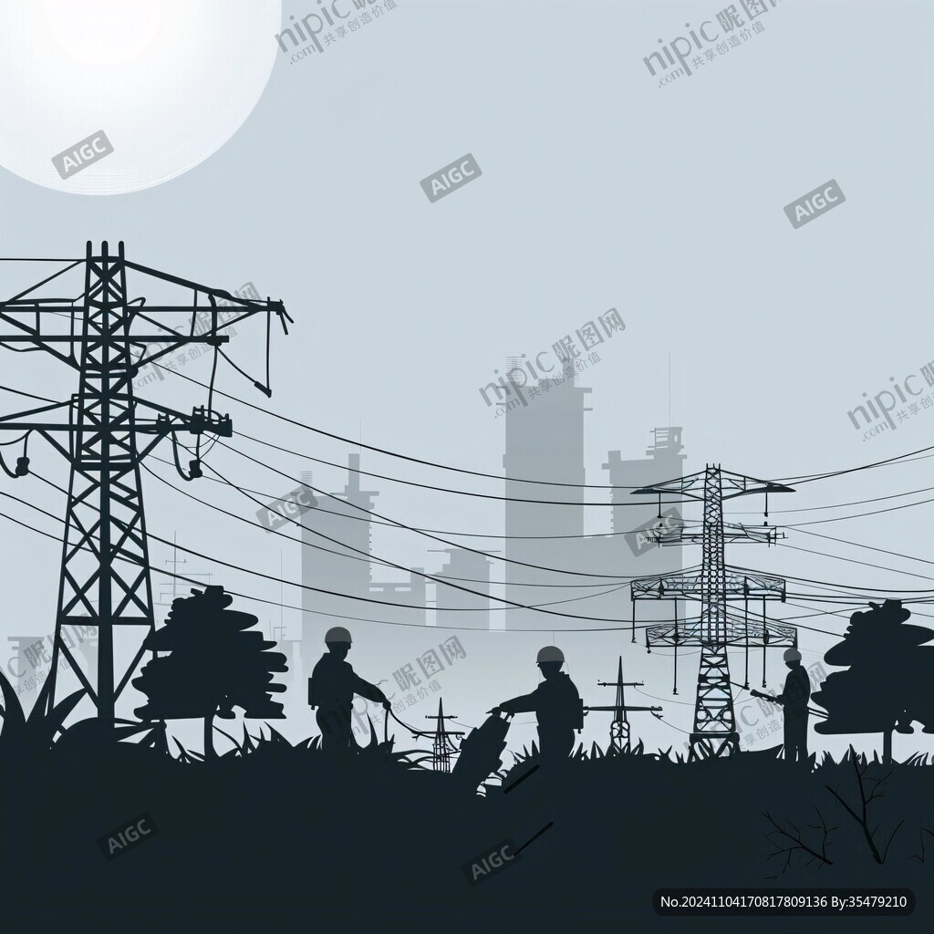 电力局插画