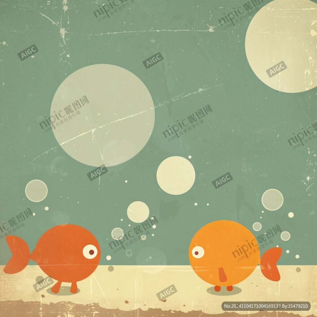 渐变海底世界圆点