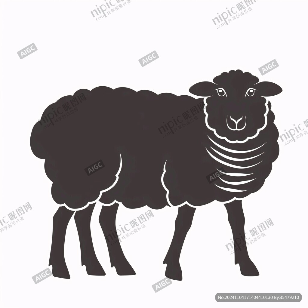 原创羊图案设计