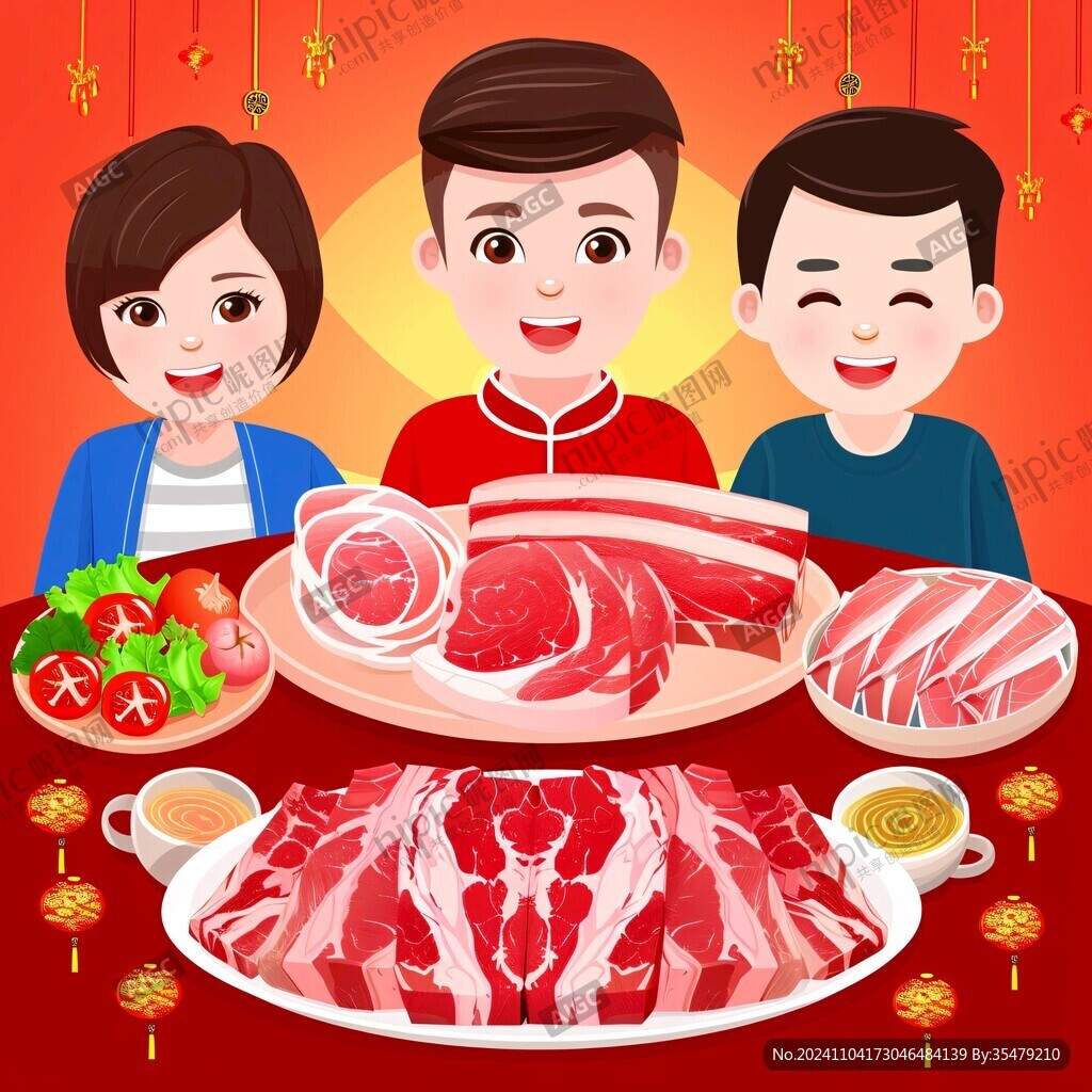 猪年除夕年夜饭