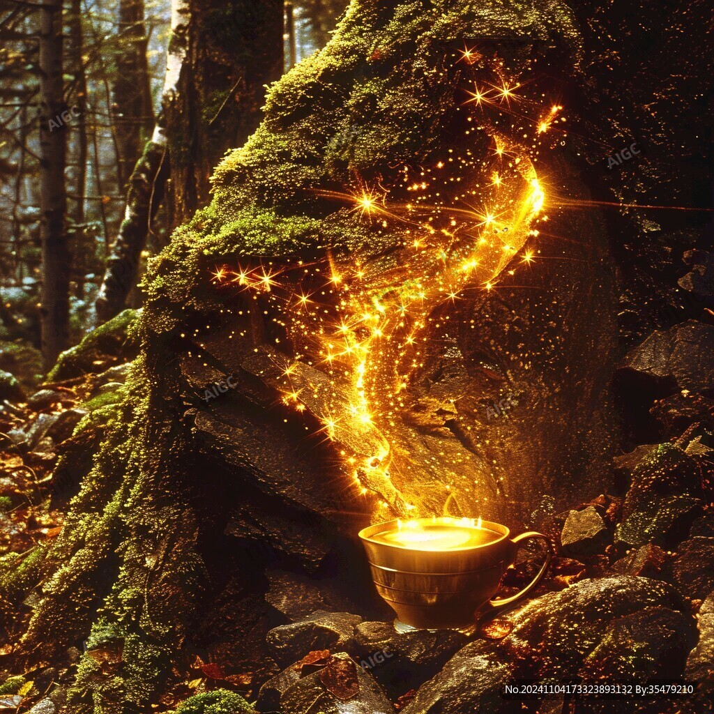 创意森林系背景