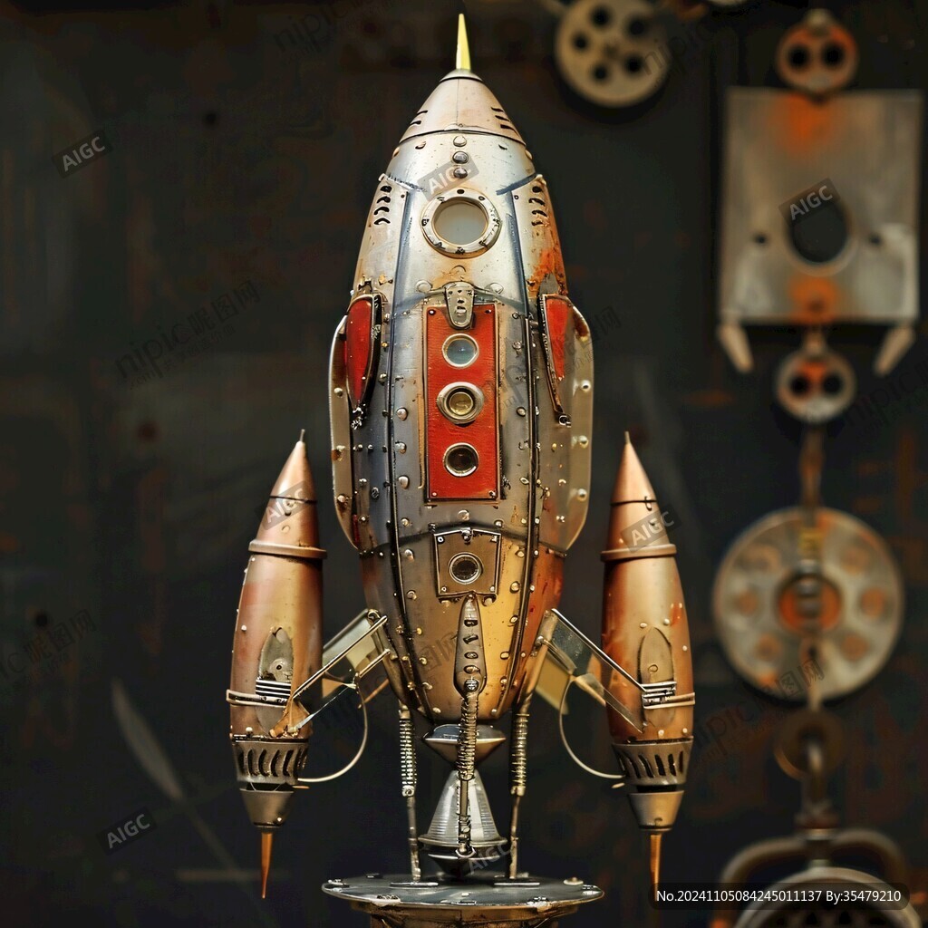 后现代机械科幻装饰品