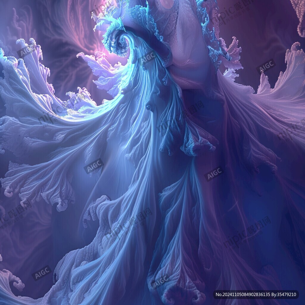 炫丽的梦幻流体画