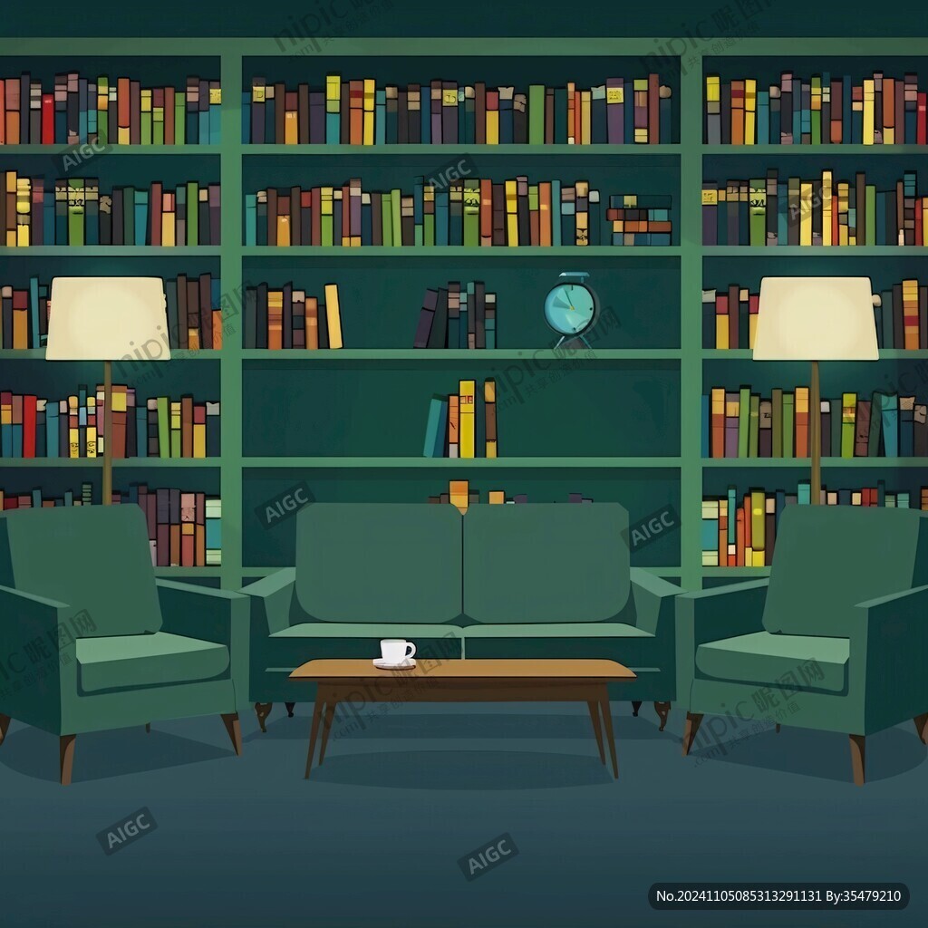 图书馆插图