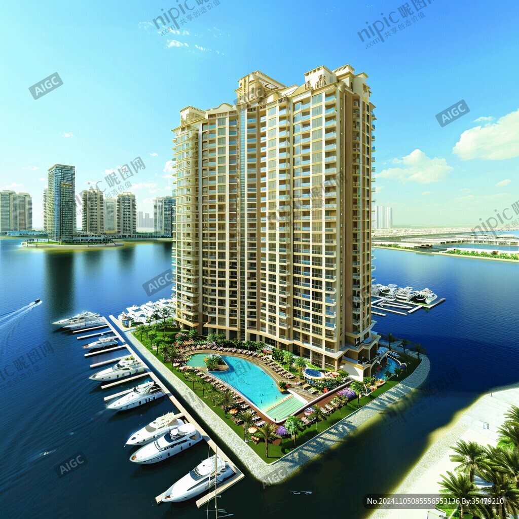 维多利亚湾高端房地产