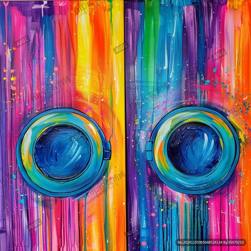 科技玄关流体画