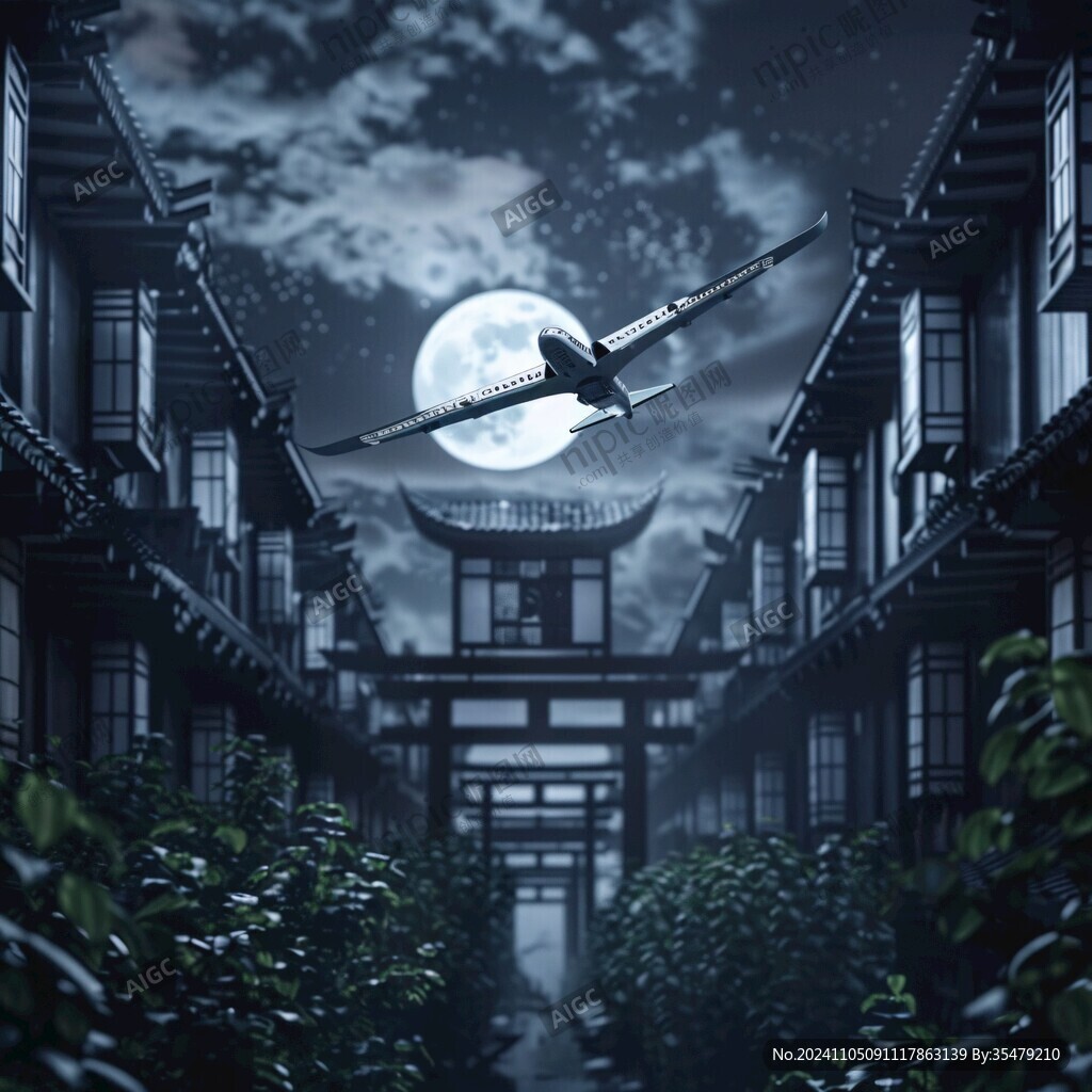 古风夜景