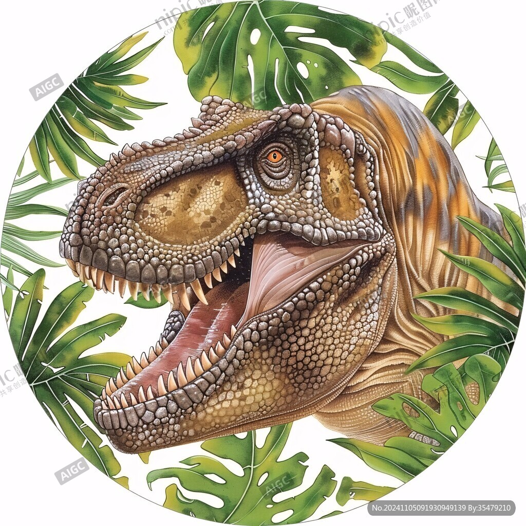 恐龙高清3d地贴