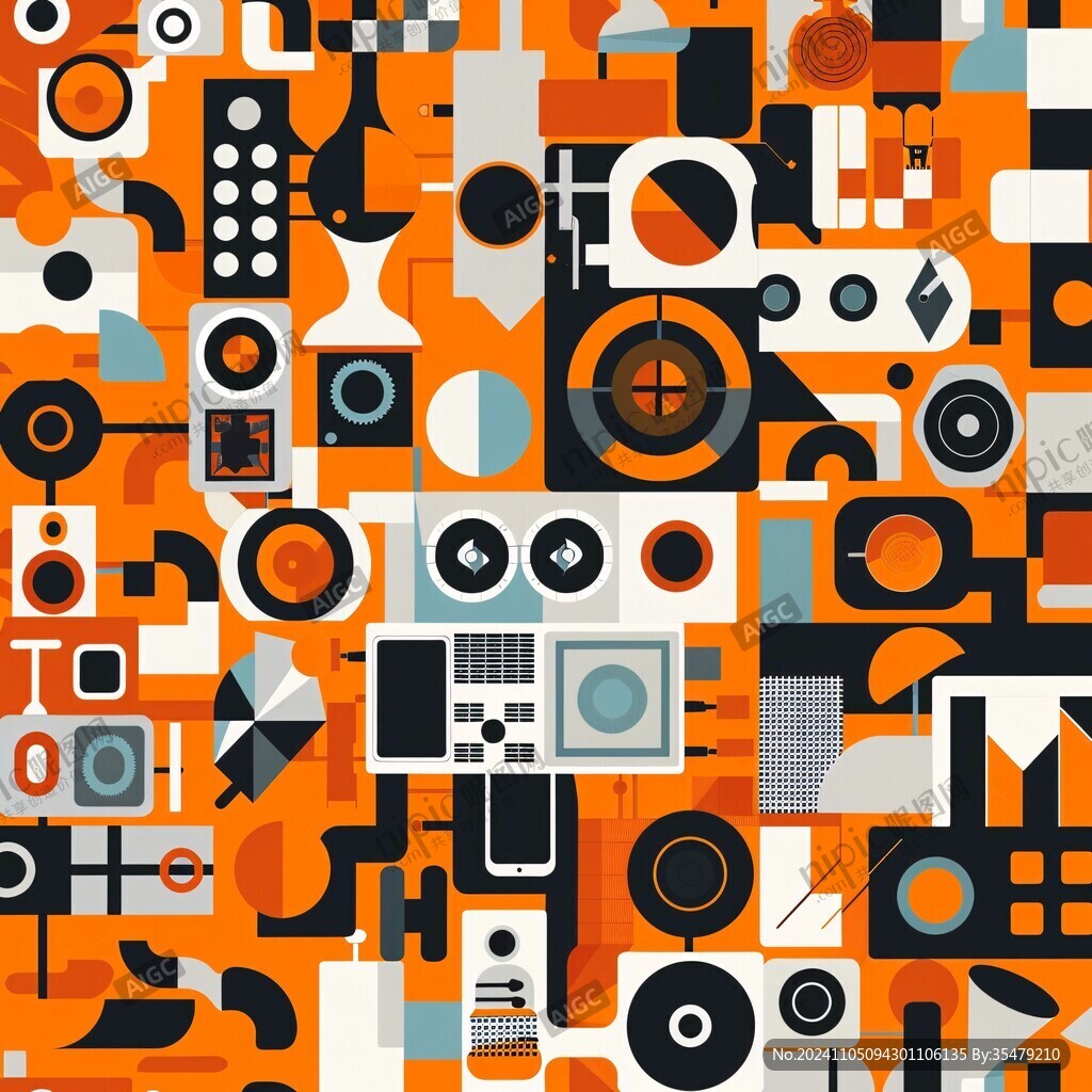 简约大气杂乱设计图案