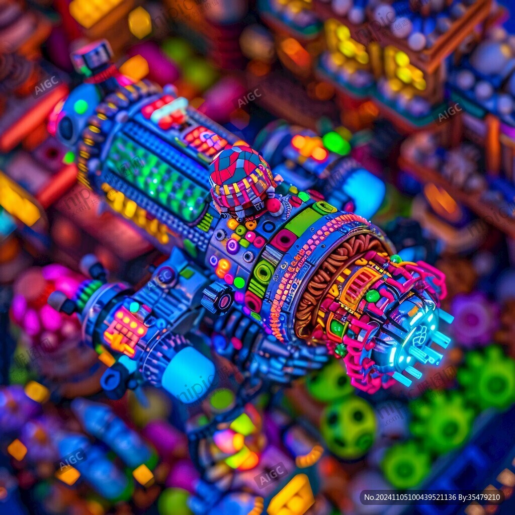 后现代机械科幻装饰品