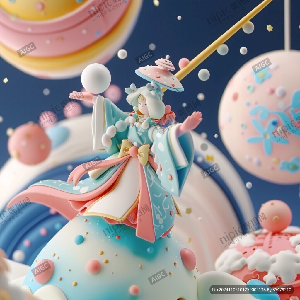 翻糖二次元人物造型