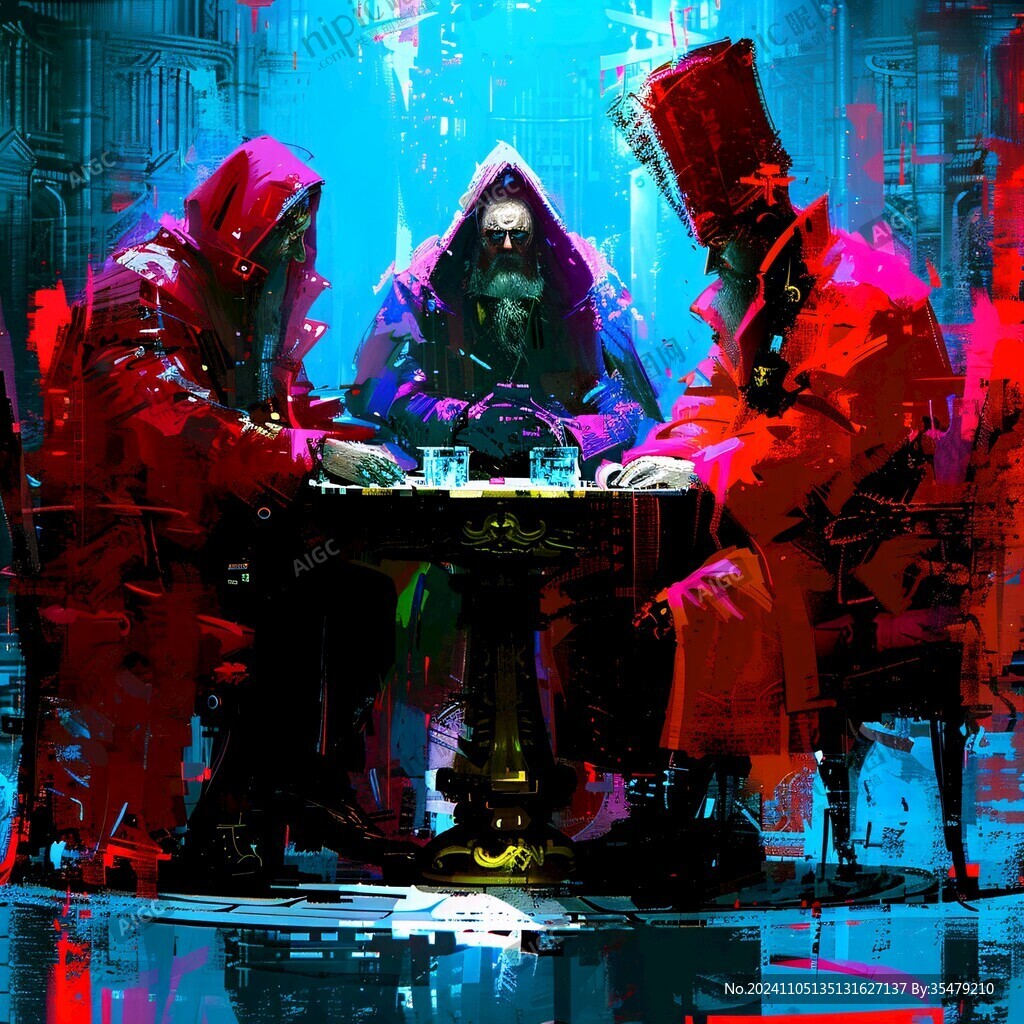 赛博朋克装饰画