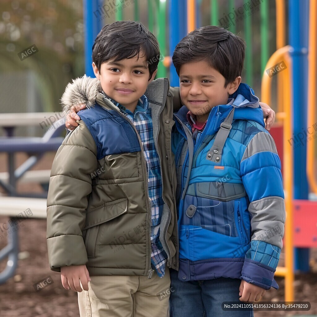 男童秋冬效果图