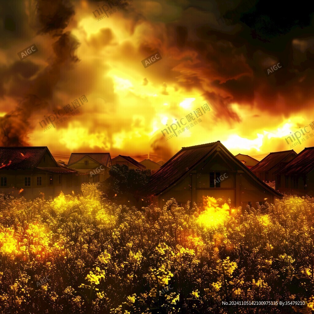 梦幻唯美农村新面貌