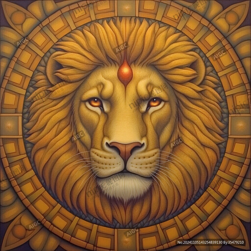 狮子手机壳图案