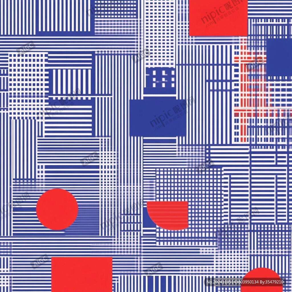 几何方块线条条纹色块