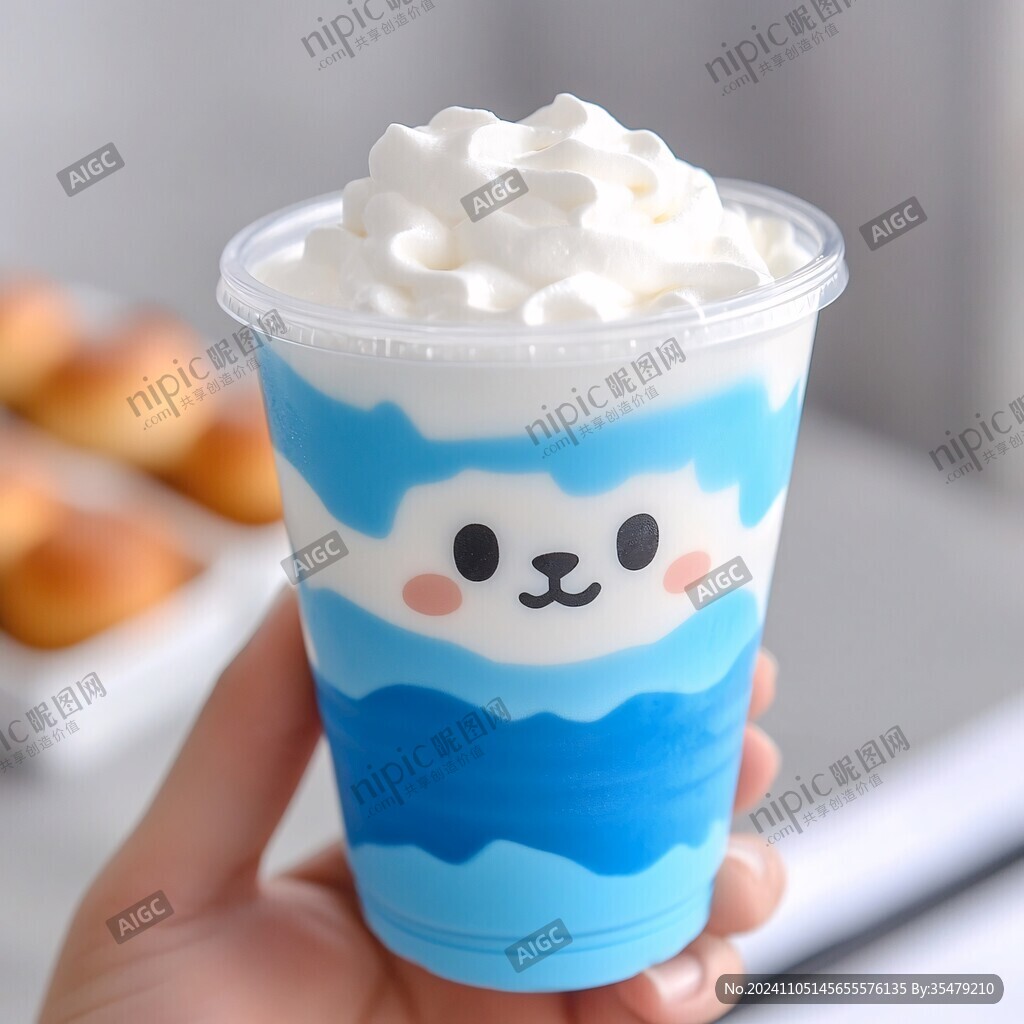 蓝天白云芝士奶盖