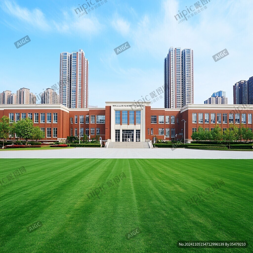 房地产公园学校素材