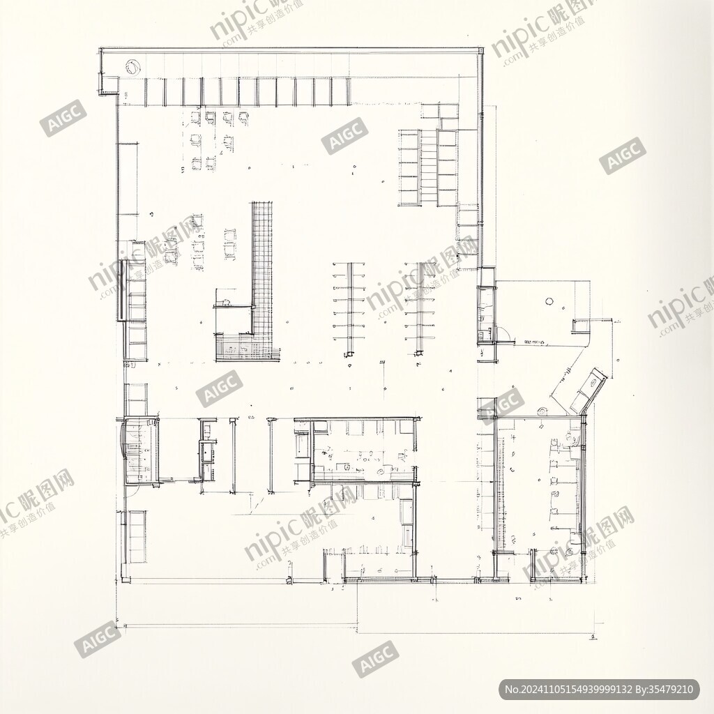 特色店铺设计平面图