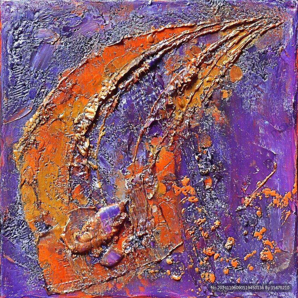 铁锈抽象画