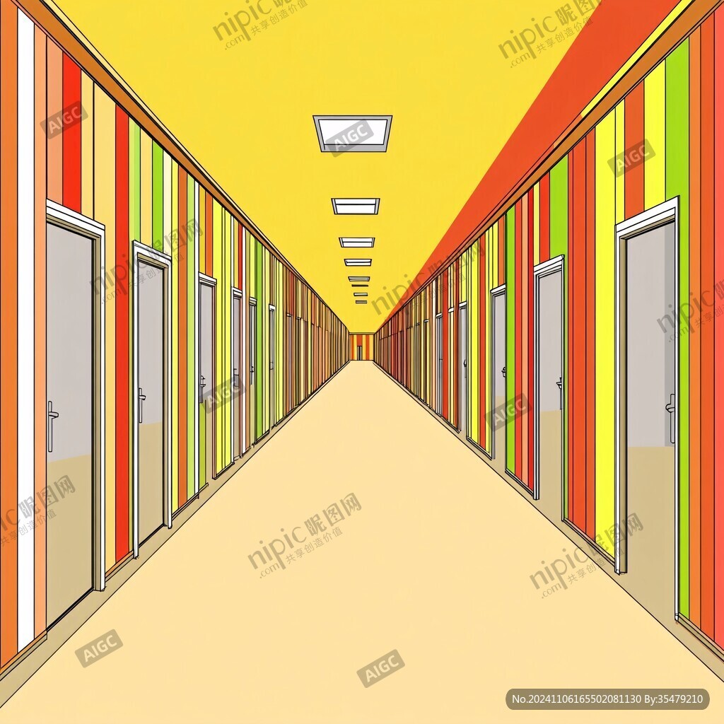 走廊插图