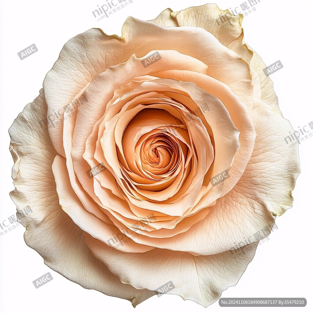 写实手绘玫瑰花素材