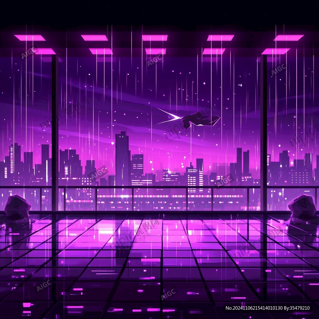 紫色科技城市