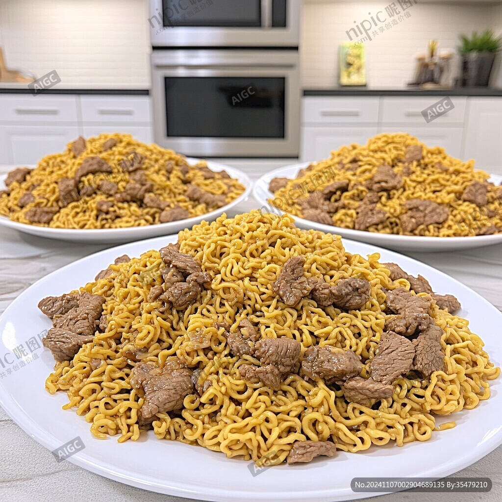 圆形脆面牛肉干脆面