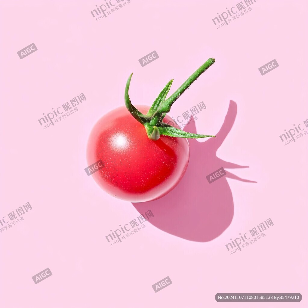 圣女果噪点插画