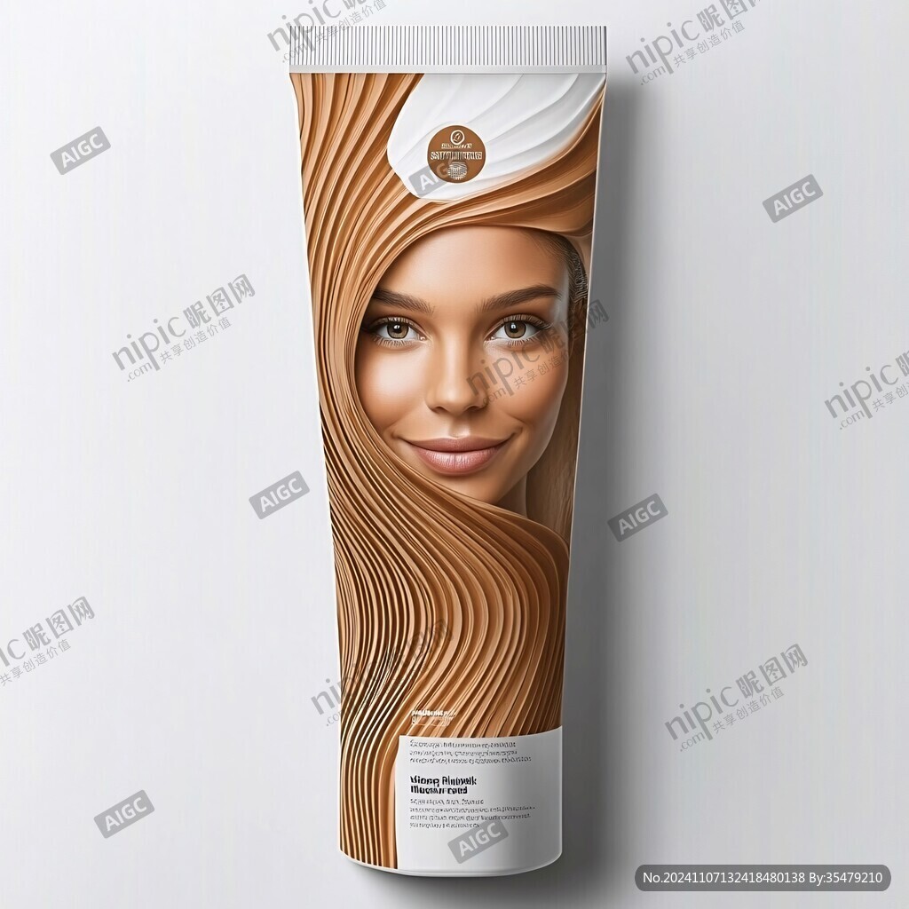 护发素包装效果图